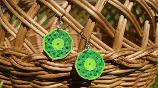 Quilling earrings kõrvarõngad