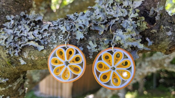 Quilling earrings kõrvarõngad