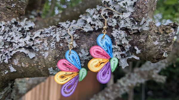 Quilling earrings kõrvarõngad