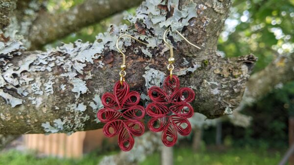 Quilling earrings kõrvarõngad