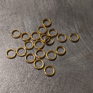 6mm kuldsed rõngad
